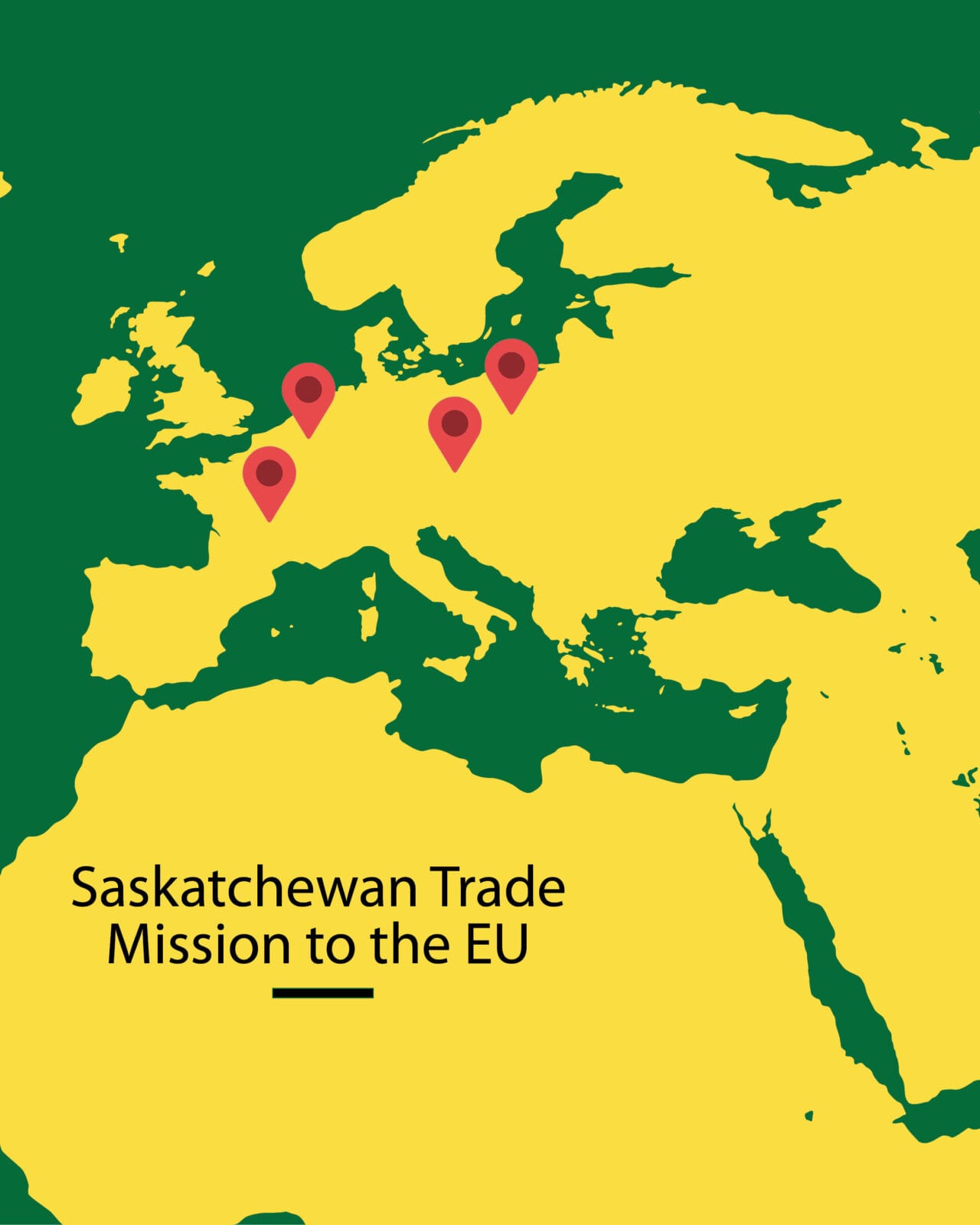 A map of the EU with France, Belgium, Poland and the Czech Republic noted.